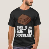 T-shirt Citation Au Chocolat Humour Lait Chocolat Ba Choco (Devant)