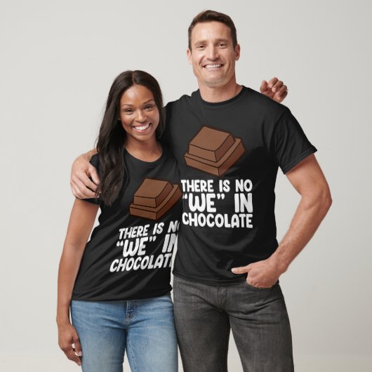 T-shirt Citation Au Chocolat Humour Lait Chocolat Ba Choco (Unisexe)