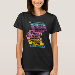T-shirt Citation Auto-Motivationnelle Pour Une Affirmation