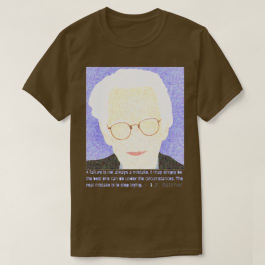 T-shirt Citation BF Skinner (Design devant)