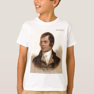 T-shirt Citation célèbre de Robert Burns