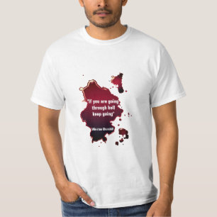 T-shirt Citation célèbre de Winston Churchill