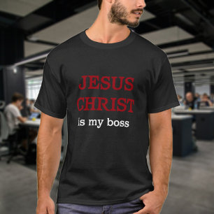 T-shirt Citation chrétienne Jésus Christ Est Ma Bible Boss