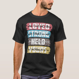 T-shirt Citation chrétienne pour Dieu Foi catholique chré