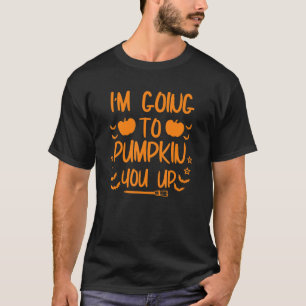 T-shirt Citation Citrouille Halloween Workout Pumpking