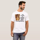 T-shirt Citation comparativement raisonnable de portrait (Devant entier)