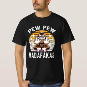 T-shirt Citation Cool de Madafakas Pew Pew Monkey i
