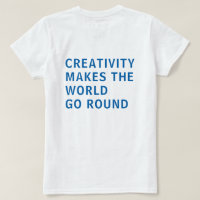 Citation créative Typographie bleue Retour Imprime