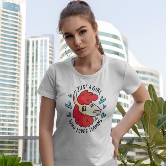 T-shirt Citation Cute Llama