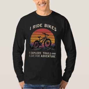 T-shirt Citation cycliste motivationnelle pour les amateur