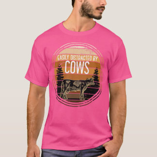 T-shirt Citation d'agriculture Vache drôle
