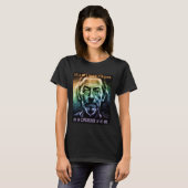 T-shirt Citation d'Alan Watts La vie n'est pas un problème (Devant entier)