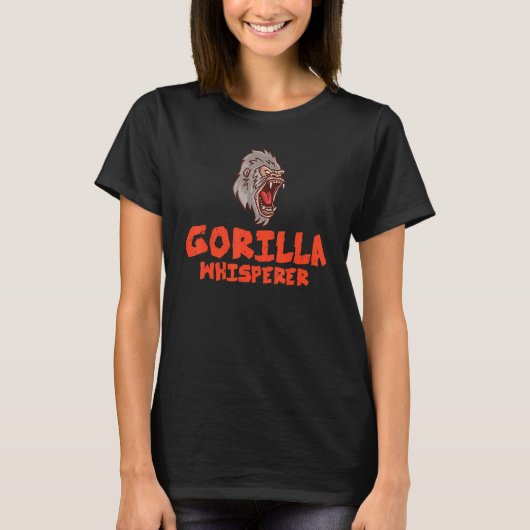 T-shirt Citation d'animal de gorille Habitat de singe Silv (Devant)