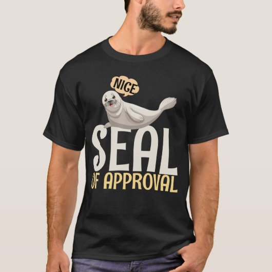 T-shirt Citation d'approbation du sceau (Devant)