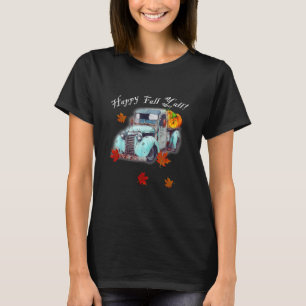 T-shirt Citation d'automne Happy Automne Y'all mignonne Vi