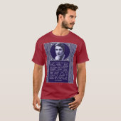 T-shirt Citation d'Ayn Rand sur ceux qui poussent le (Devant entier)