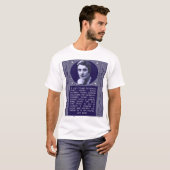 T-shirt Citation d'Ayn Rand sur ceux qui poussent le (Devant entier)