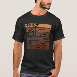 T-shirt Citation De Baignade Amusante, Mois D'Histoire Noi