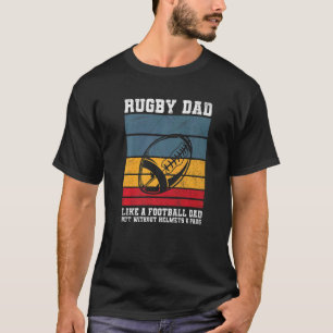 T-shirt Citation De Bal De Rugby Pour Un Père De Rugby