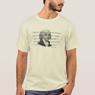 T-shirt Citation de banque de James Madison