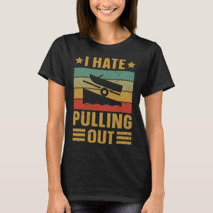 T-shirt Citation De Bateau Drôle Je déteste Sortir Pour Ba