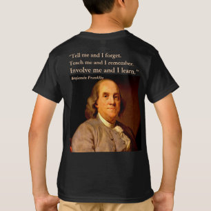 T-shirt Citation de Ben Franklin