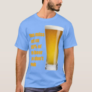 T-shirt Citation de bière amusante