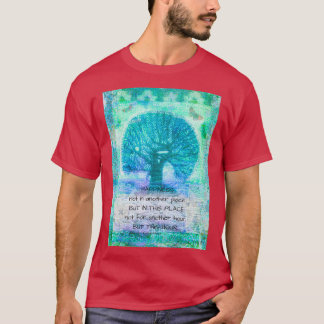 T-shirt Citation de bonheur inspirant Walt Whitman