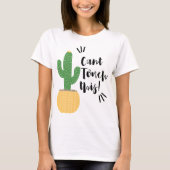T-shirt Citation de cactus mignon (Devant)
