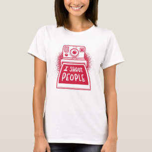 T-shirt Citation de caméra amusante