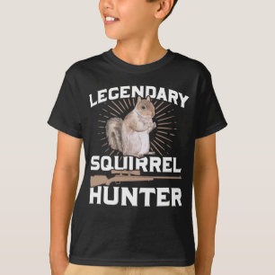T-shirt Citation de chasse à l'écureuil drôle Forent An