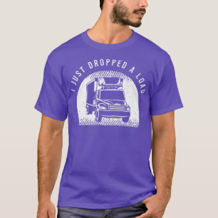 T-shirt Citation de chauffeur de camion de fret masculin p