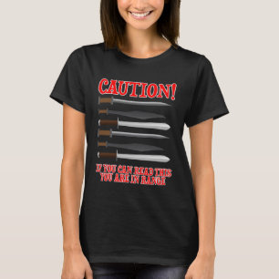 T-shirt Citation de combat d'épée pour rôle d'action en di