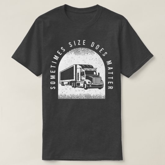 T-shirt Citation de conducteur de camion de fret masculin  (Design devant)
