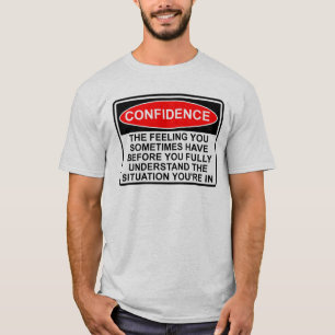 T-shirt Citation de confiance indiquant la chemise drôle