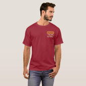 T-shirt Citation de construction drôle d'avertissement de (Devant entier)