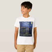 T-shirt Citation de courage de Van Gogh (Devant entier)