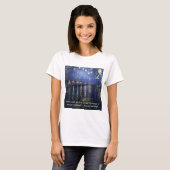 T-shirt Citation de courage de Van Gogh (Devant entier)