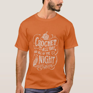 T-shirt Citation de Crochetmeme fille