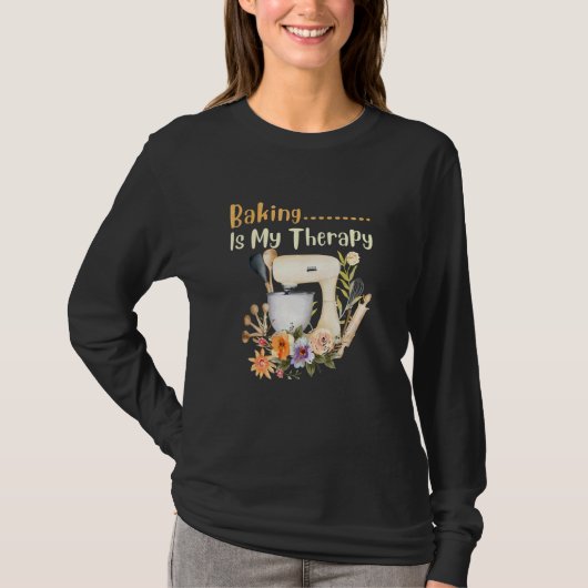 T-shirt Citation de cuisson Cool Baker Baking 2 (Devant)