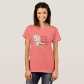 T-shirt Citation de Cupcake amusante (Devant entier)