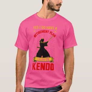 T-shirt Citation de design d'art martial japonais Kendo 2
