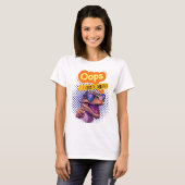 T-shirt citation de dinosaure (Devant entier)