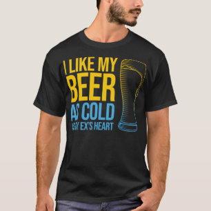 T-shirt Citation de divorce amusante - J'aime ma bière aus