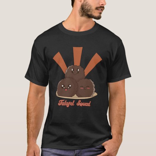 T-shirt Citation de Falafel Squad Kebap Hummus (Devant)