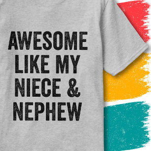 T-shirt Citation de Famille Drôle Incroyable Comme Ma Nièc