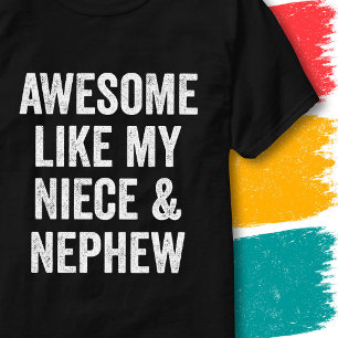 T-shirt Citation de Famille Drôle Incroyable Comme Ma Nièc