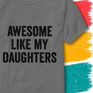 T-shirt Citation de Famille Drôle Incroyable Comme Mes Fil
