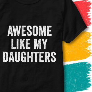 T-shirt Citation de Famille Drôle Incroyable Comme Mes Fil