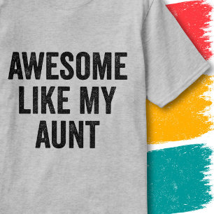T-shirt Citation de Famille Drôle Vintage Génial Comme Ma